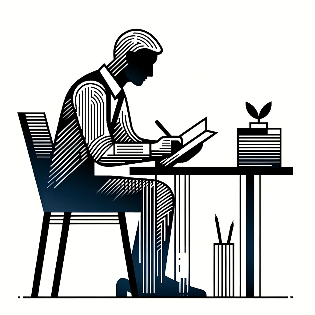 Art of someone planning